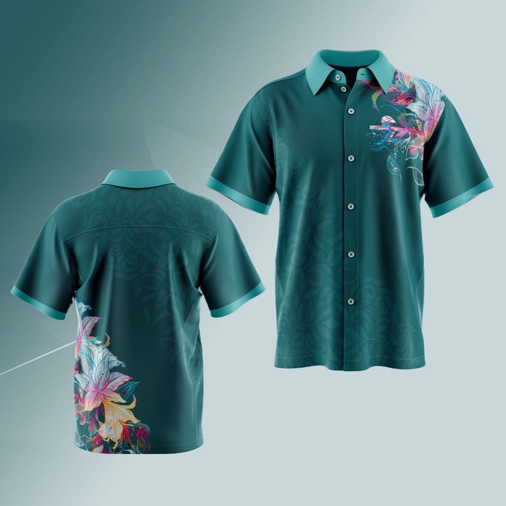 Batik 001D corporate shirt | polysoft corporate sublimation CQ88 ...
