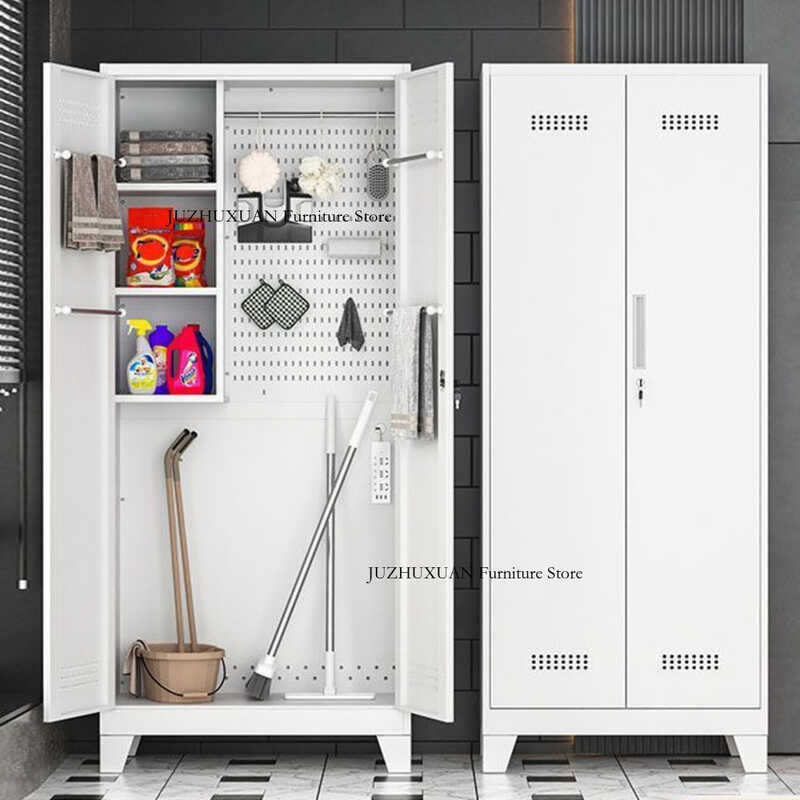 Balcony Storage Organizer Outdoor Rainproof Storage Cabinet Cleaning ...