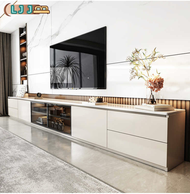 Rock Slab or-Standing Type Integrated Storage Tv TV Cabinet Console (H ...