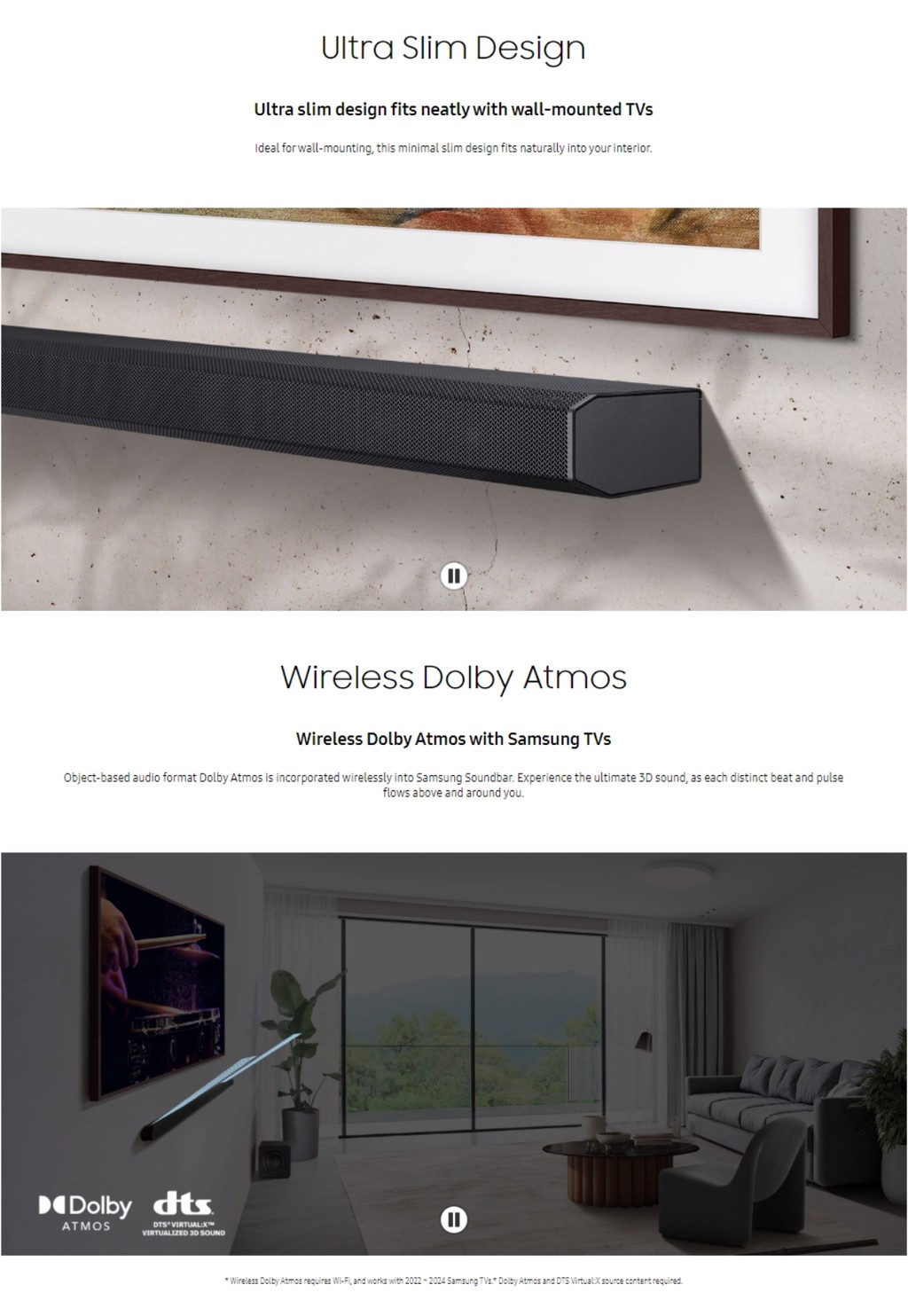 Samsung HW-S800D/XS Ultra Slim Soundbar 3.1.2 ch Sub Woofer (2024 ...