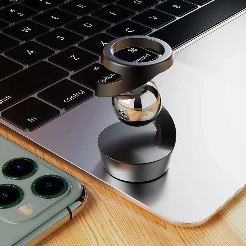 A Suspension Gyro New Metal Desk Toy Tabletop Floating Desktop Rotating ...