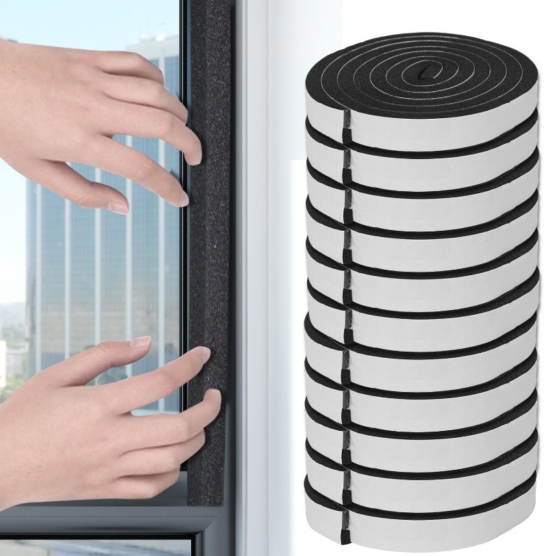 4Pcs 2M Sponge Sealing Strips - Soundproof, Windproof - Insulation ...