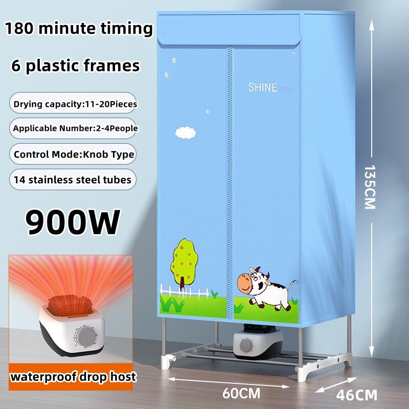 Clothes Dryer / Electric Portable Clothes Drying Machine / 1000W Indoor ...
