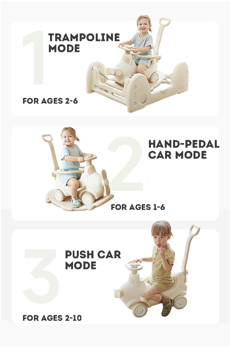 Baby Rocker Rocking Horse Baby Rocking Chair Riding Horse Trampoline ...