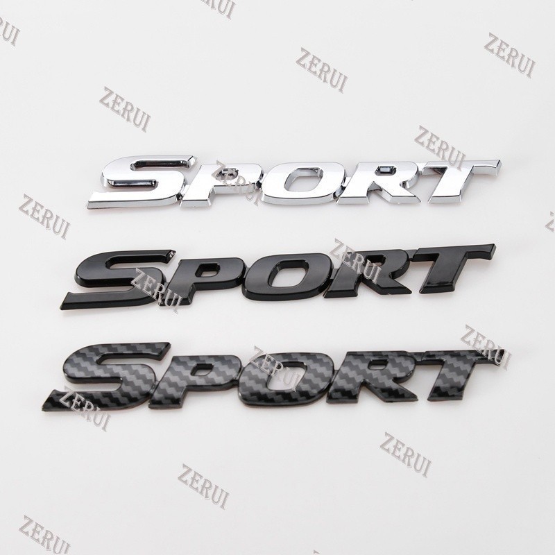 ZR For 3D Car Sticker Metal Front & Rear Sign 4X4 RACING TURBO SPORT ...