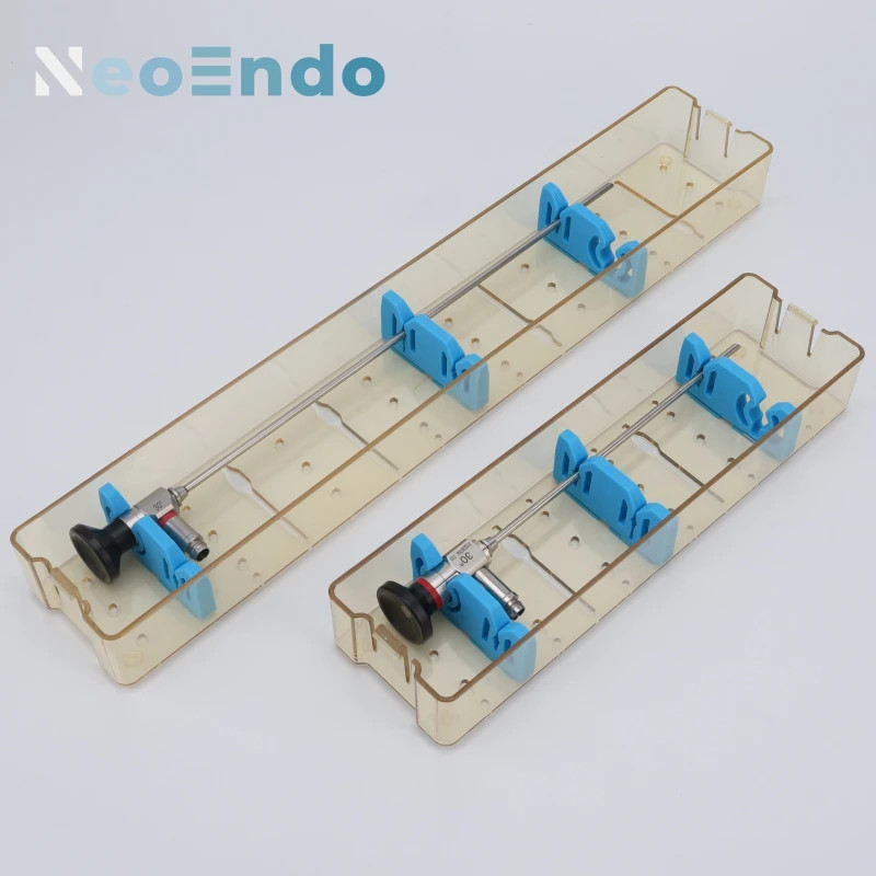 Rigid Endoscope Plastic Sterilization Box With Lid, PPSU Sterilizing ...