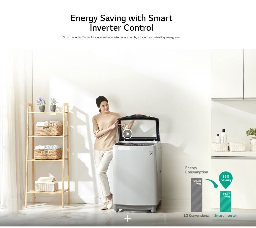 [Pre-order] LG Top Load Washing Machine 10kg T2310VSABT | Smart ...