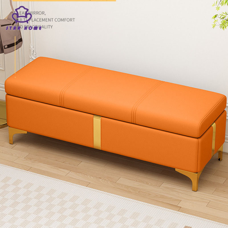 ST Storage Bench Shoe Rack Bench Door Footstool Integrated Bed End ...