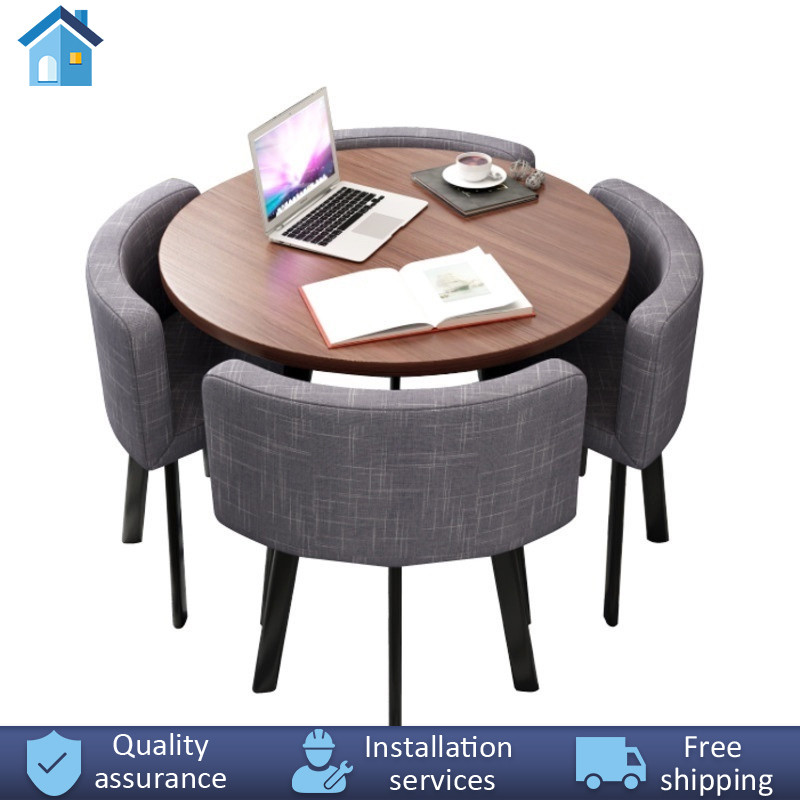 WY Table And Chair Combination Negotiation Table Business Set Light ...