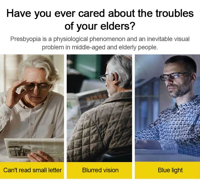 【🚚SG STOCK】Smart zoom gradient color reading glasses Presbyopic Glasses ...