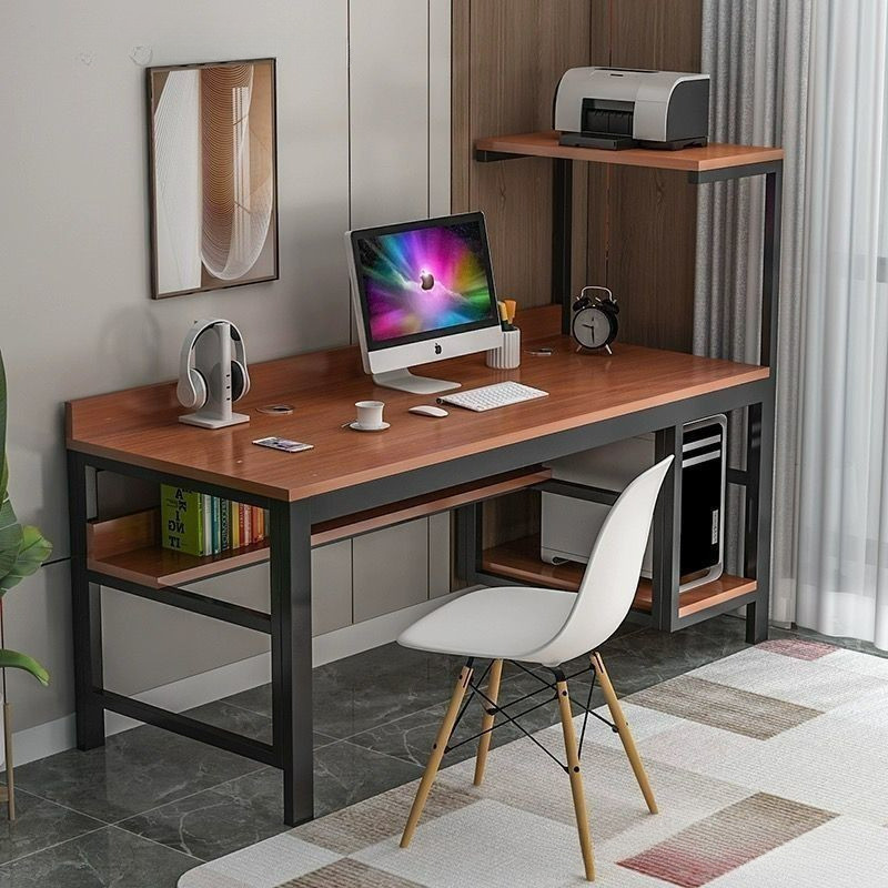 Computer Tabledesk Home Combination Steel Wood Office Game Learning ...