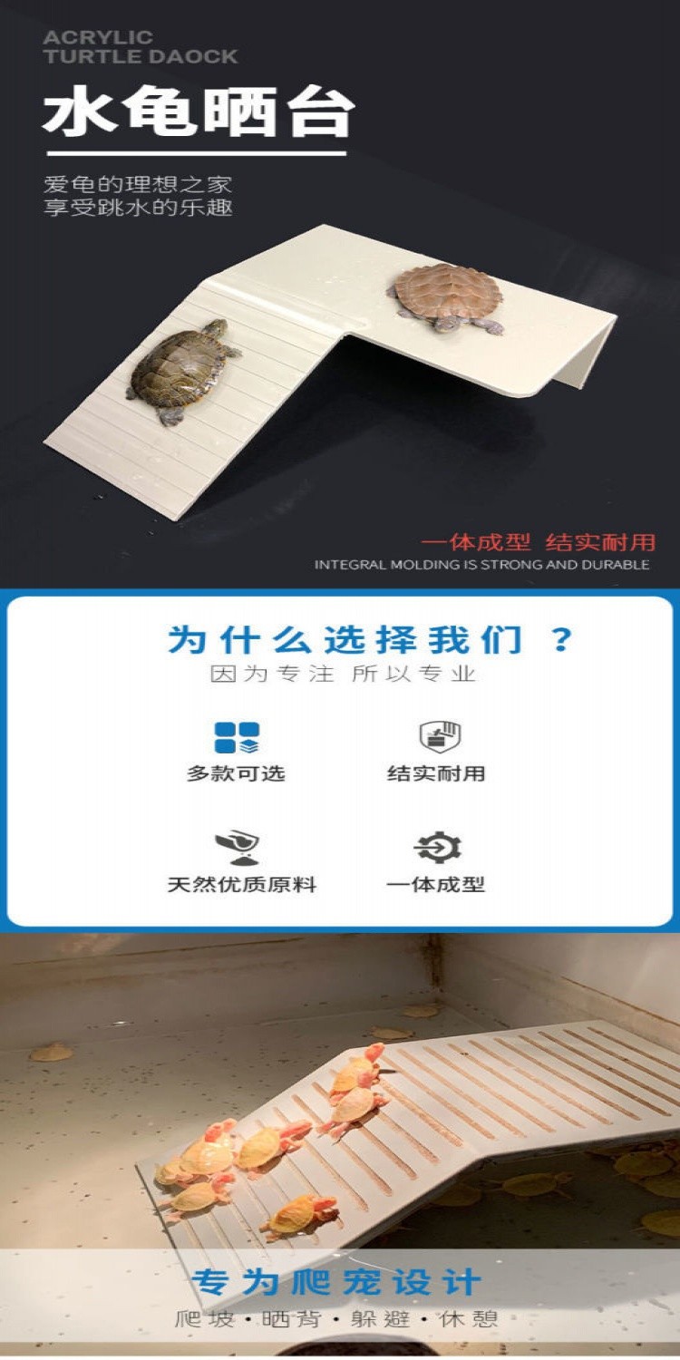 Turtle Floating Platform Sunning Amphibious Tank Climbing Island Box ...