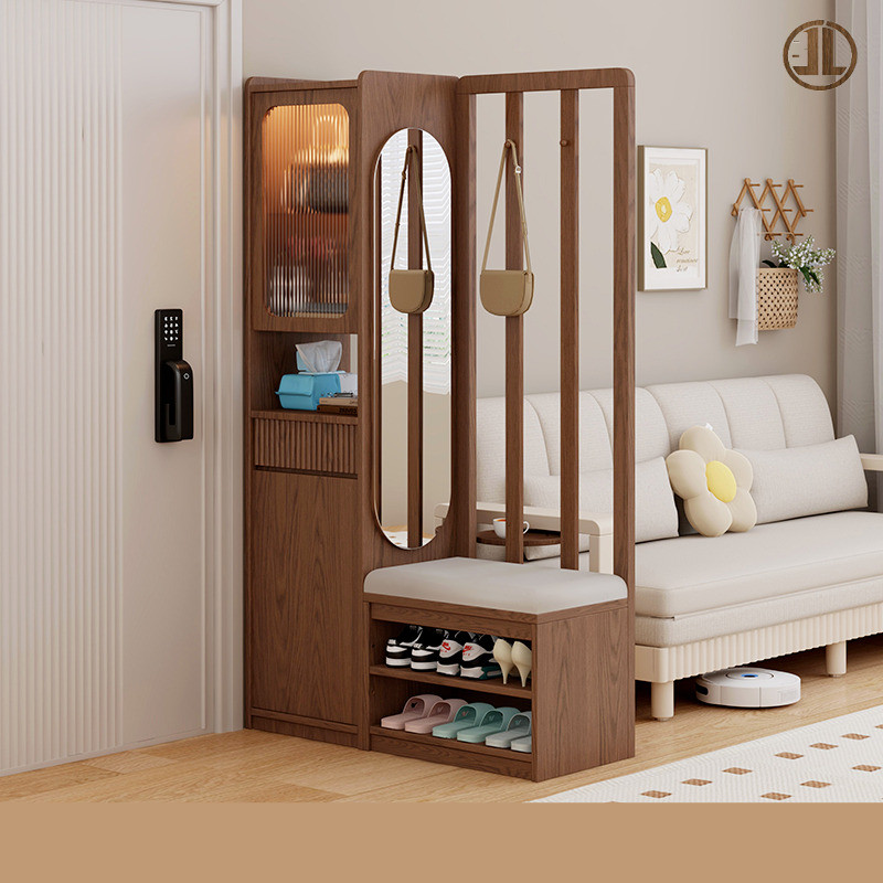 SP Shoe Rack French Style Entrance Cabinet Screen Storage Rack ...