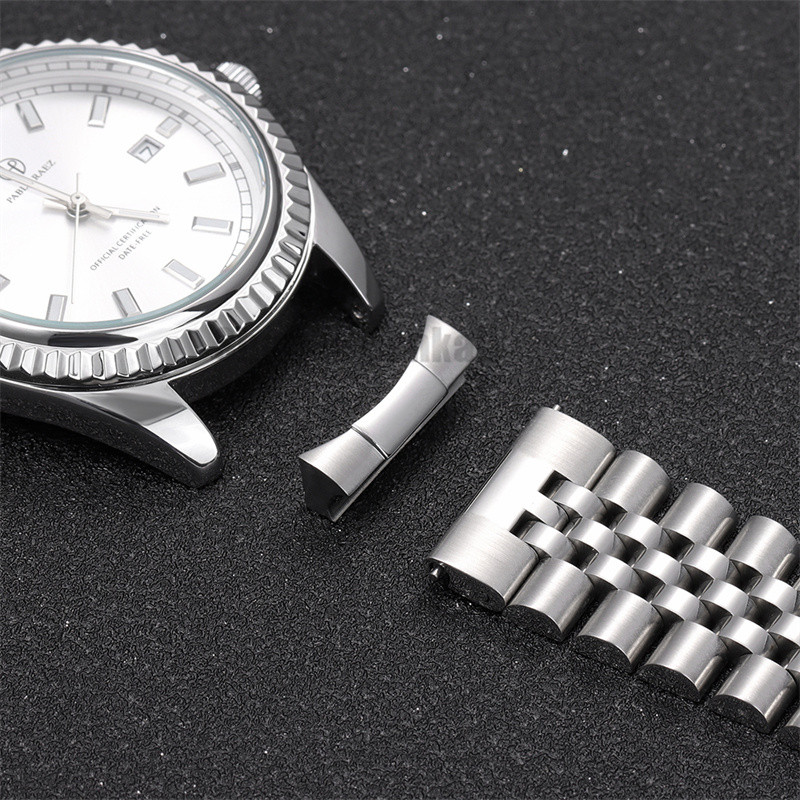 20mm 21mm Solid Stainless Steel Curved End Watch Connection Link for ...