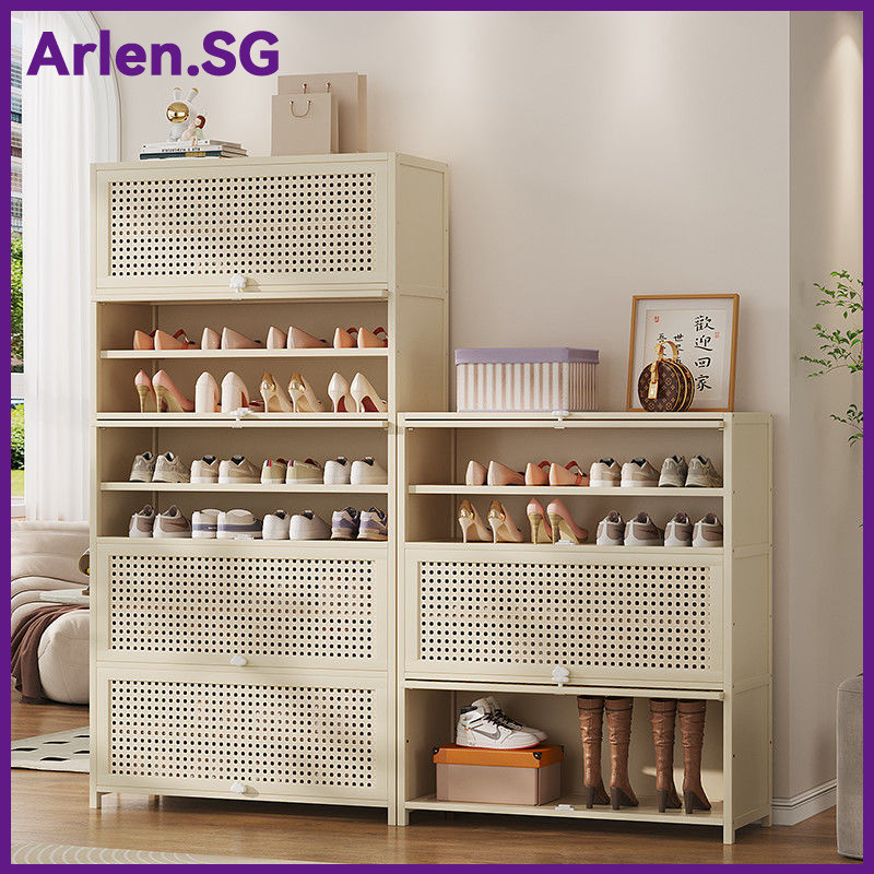 Shoe Cabinet Popular Cream Style Dustproof Multi-layer Shoe Cabinet ...