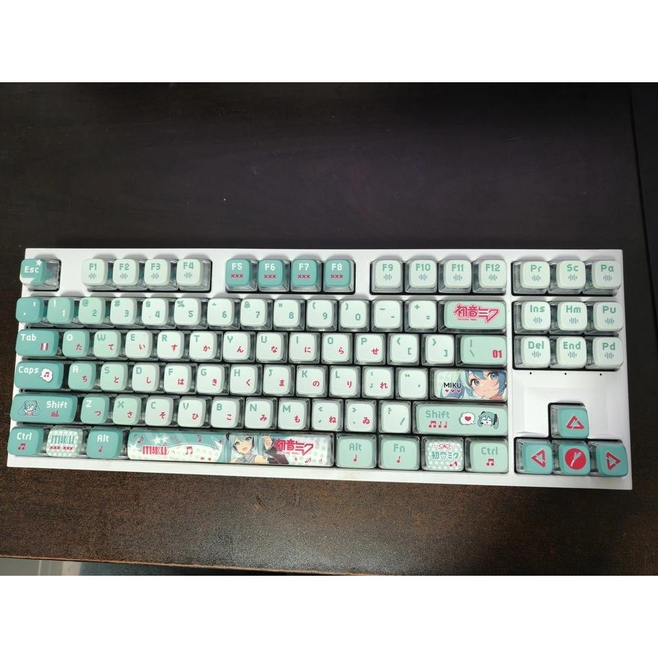 Hatsune Miku Keycap 120 Keys OEM Profile PBT PC Dye Sublimation ...