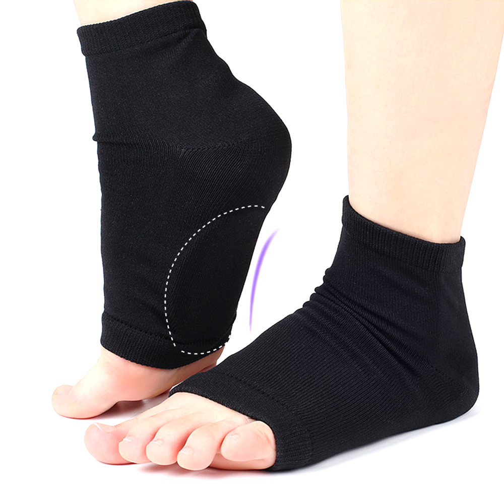 1Pair Arch Support Sleeve Cushioned Soft Elastic Gel Pad Fabric Arch ...