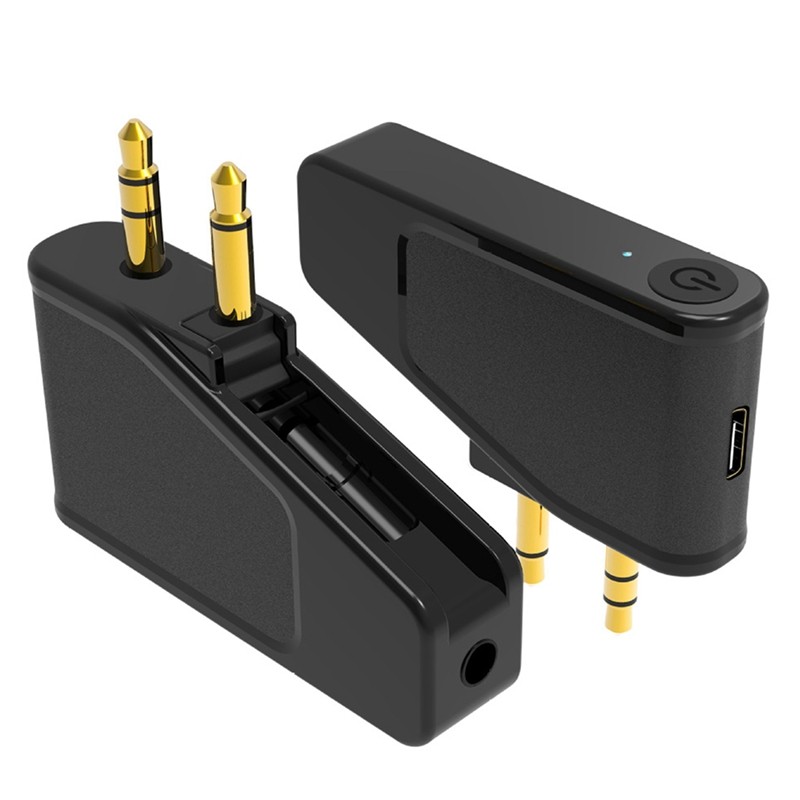 Bluetooth 5.3 Airplane Airline Flight Adapter A2DP Transmitter for ...