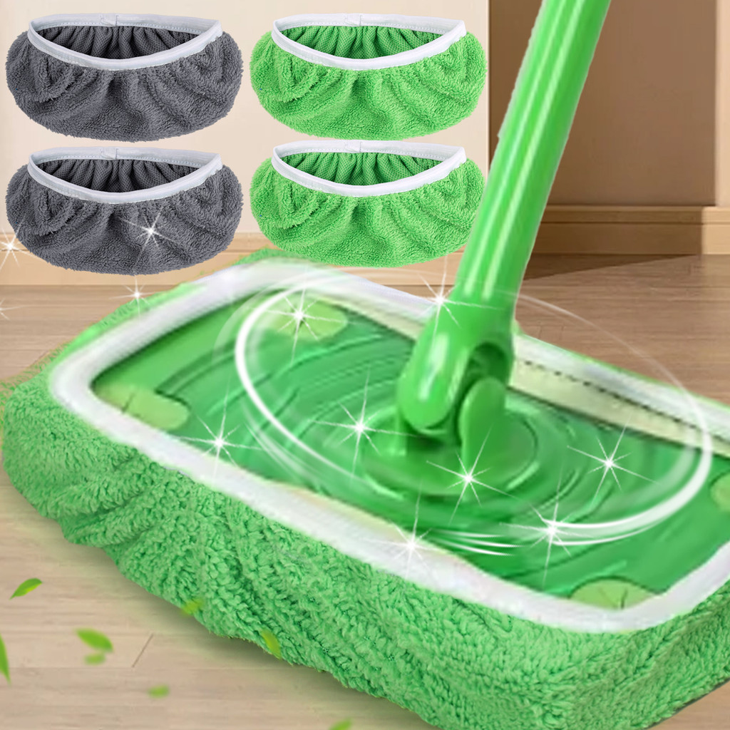 2/5/10Pcs Replacement Microfiber Mop Cloths - Wet & Dry Mop Head Pad ...