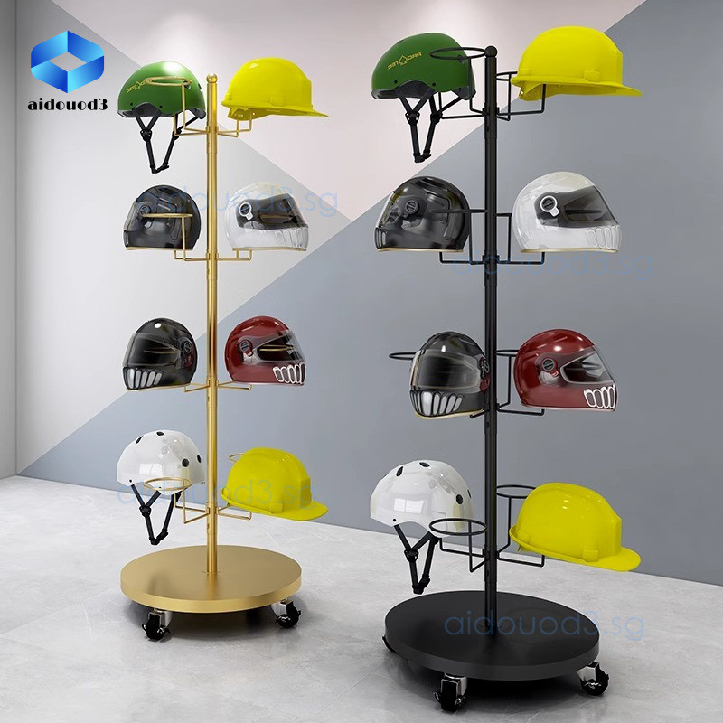 Adjustable Helmet Display Rack Hat Hard Hat Placement Rack Home ...