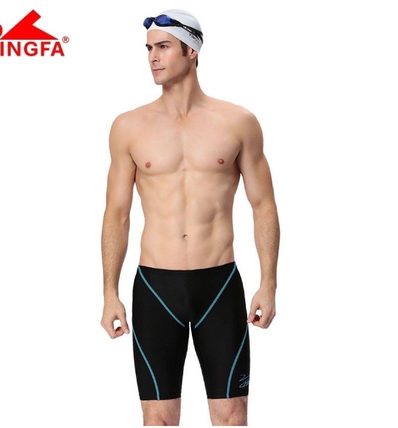 YINGFA Men'S Swimsuit Jammer FINA Competitive Swimming Trunks Fastskin ...