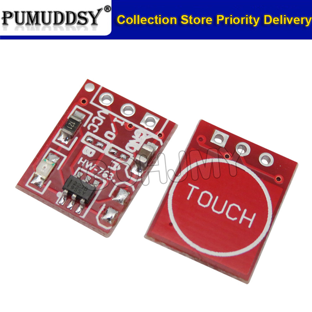 5pcs TTP223 Touch Key Switch Module Touching Button Self-Locking/No ...