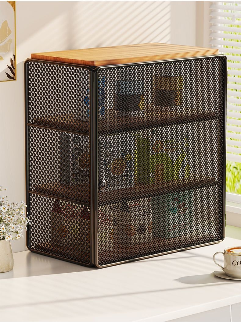 [in stock] Desktop Organizer Dining Table Snack Rack Living Room Cup ...