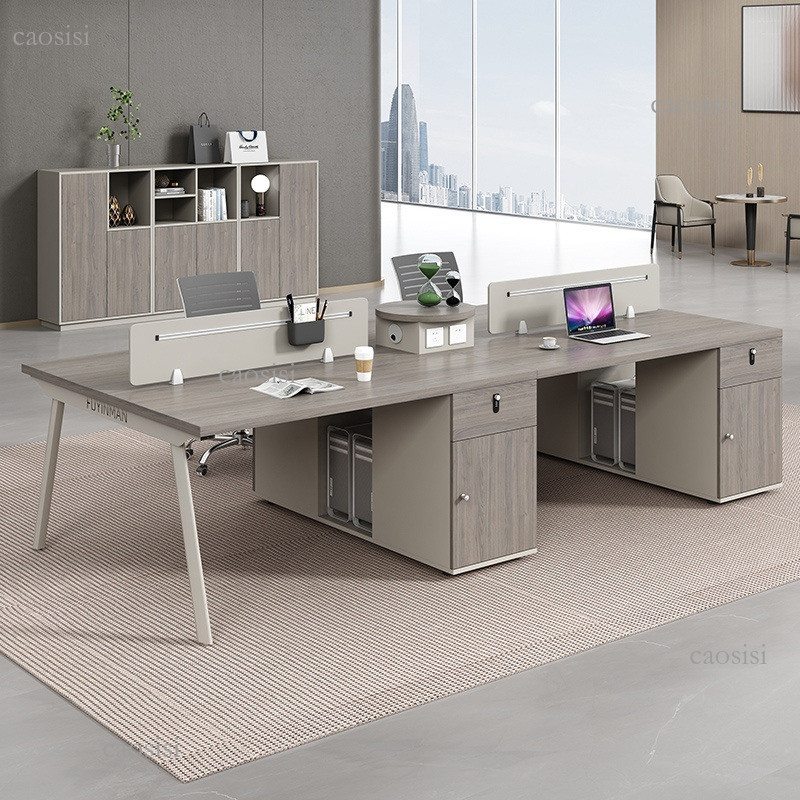 Modern Simple Office Table Office Desks And Chairs Combination Office ...