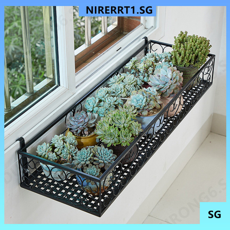 Plant Rack Window Sill Storage Rack Window Edge Hanging Flower Rack ...