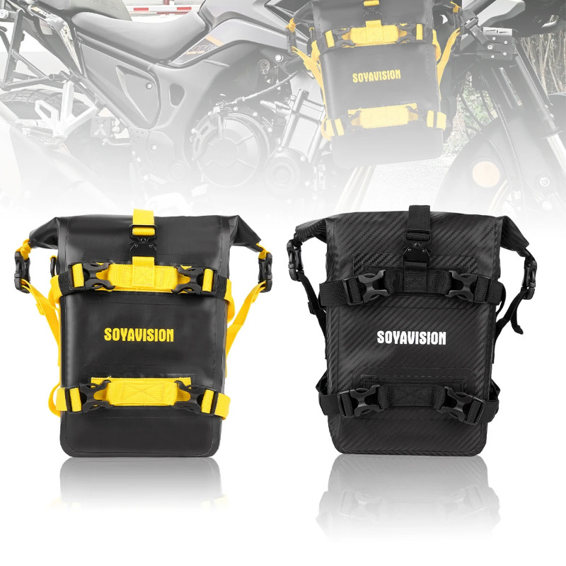 Motorcycle Enduro ATV Tail Bag Dry Bag Crash Bar BagsLuggage Back Seat ...