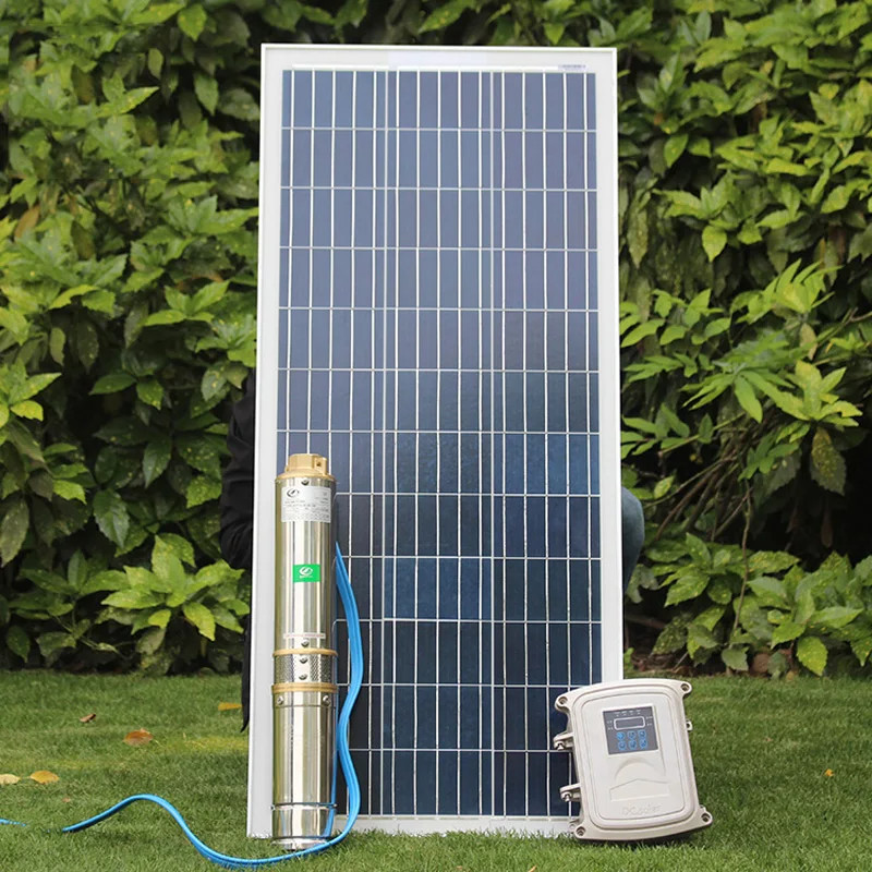 Whaleflo DC 48V 500W MPPT-Controller Bürstenlose Solarwasserpumpe Mit Tauchbohrung