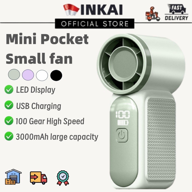 SG Local - Mini Handheld Fan High100-speed Air Cooling Fan Portable ...