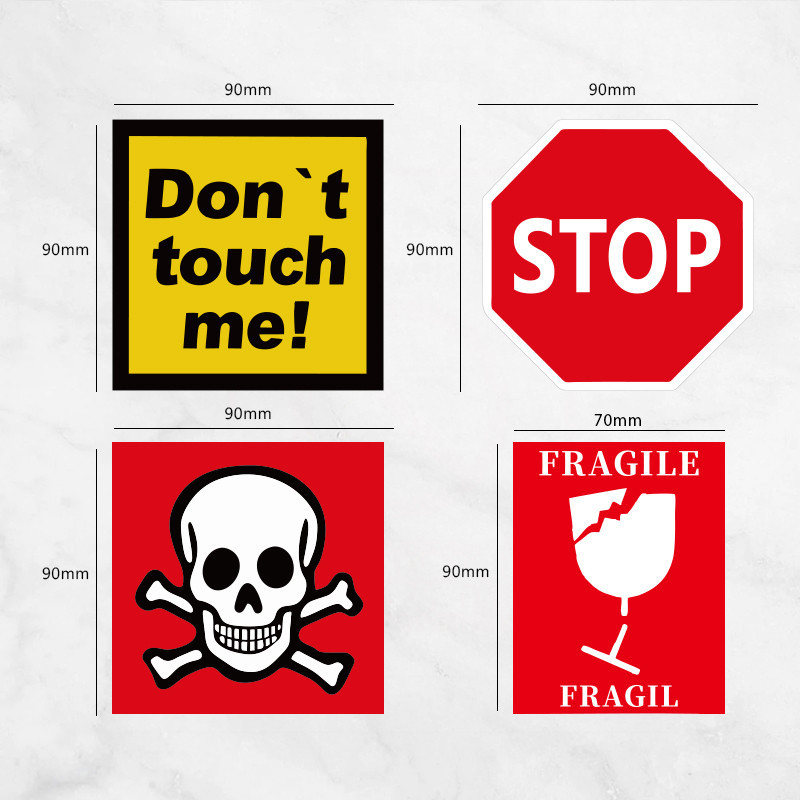 Safety Signs Stickers Warning Signs Stickers High Quality Waterproof ...