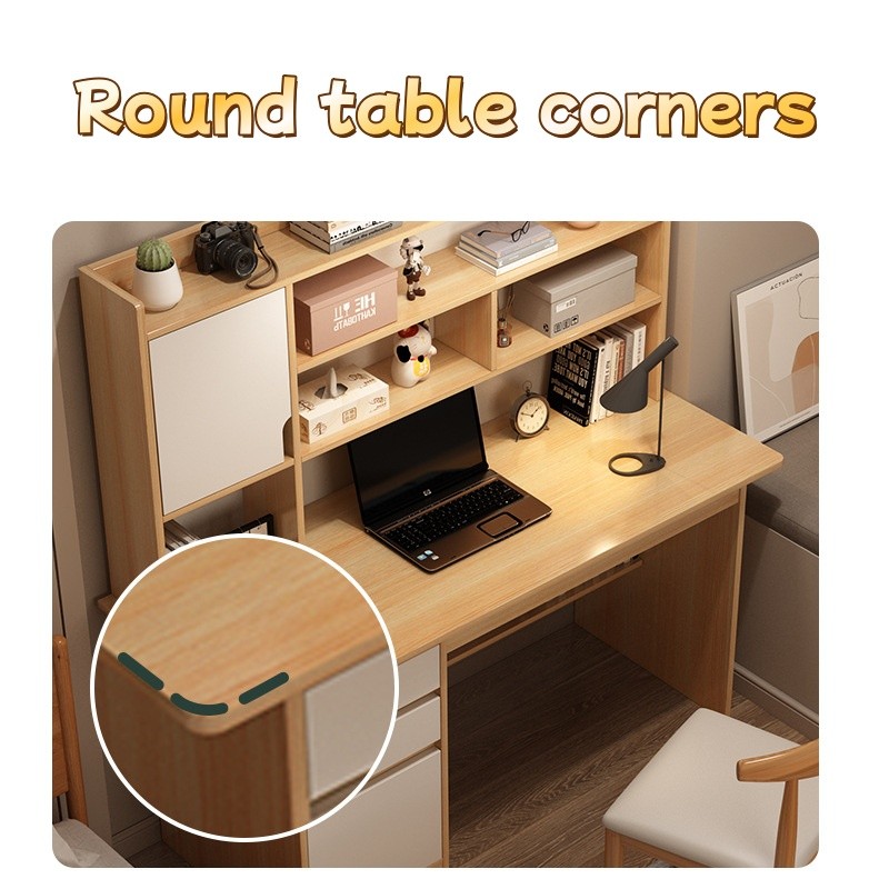 100cm Computer table with drawer Komputer PC table Study Table with ...