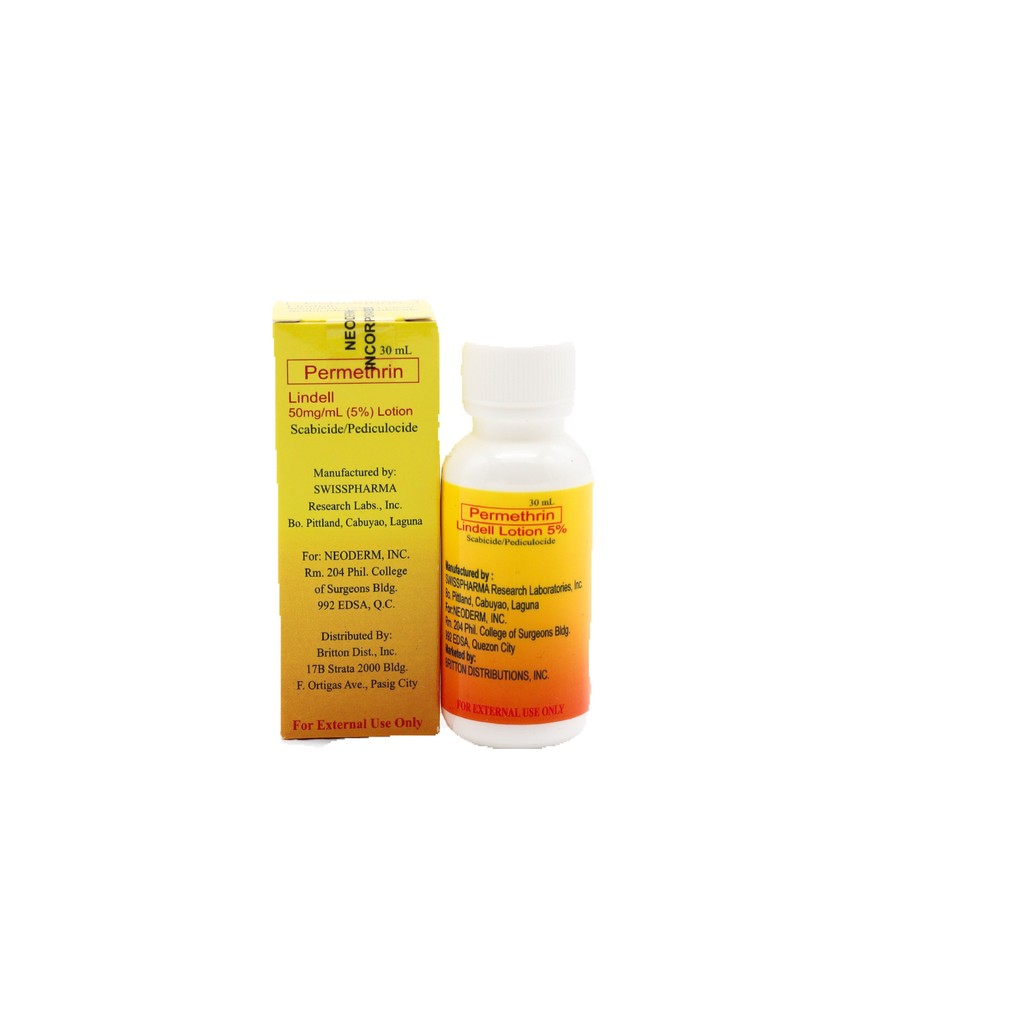 [BUNDLE OF 3] Britton Permethrin Lindell Lotion 30ml | Fast, effective ...
