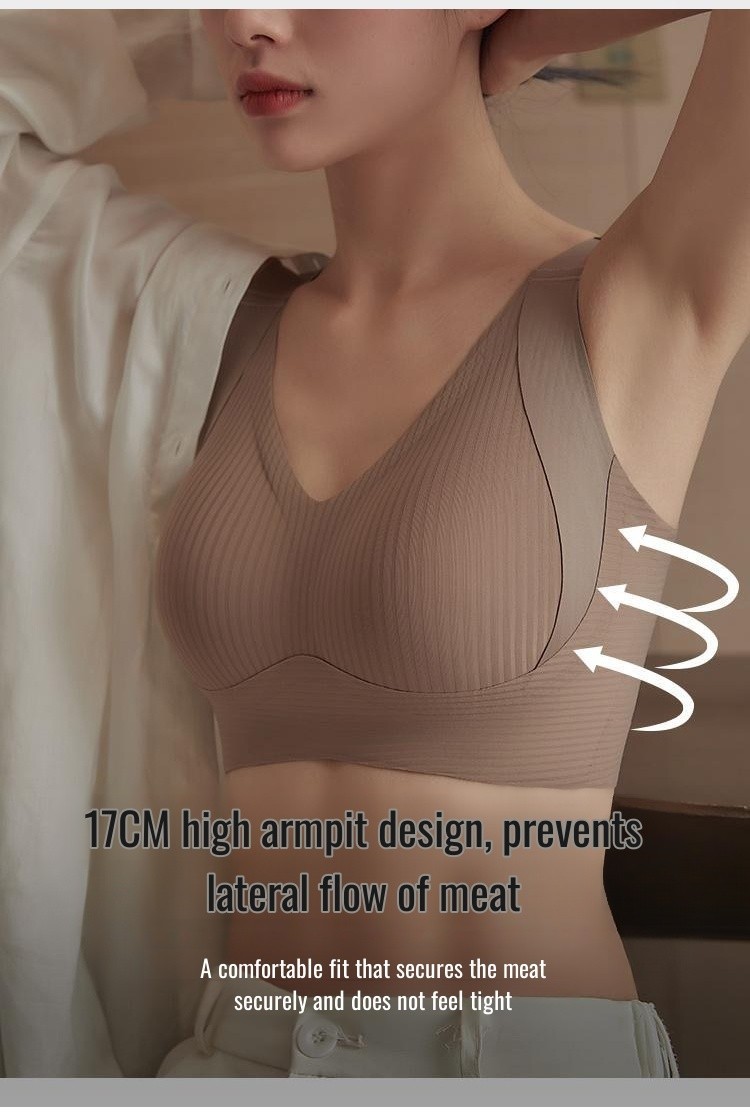 『Brelira』Minimizer Bra Full Coverage Anti Sagging Lingerie W Lift Wide ...