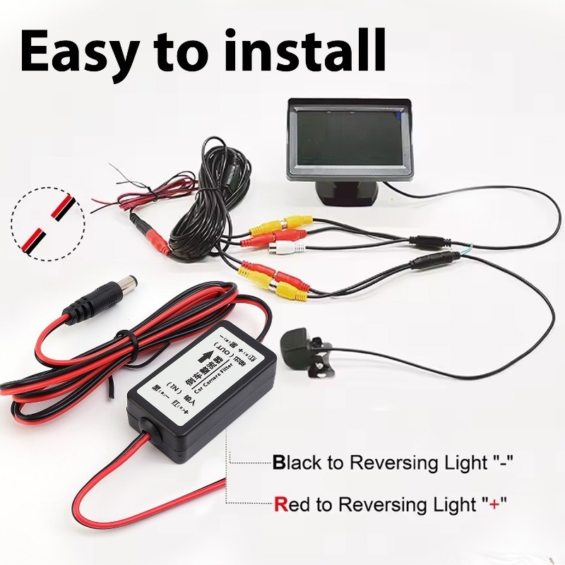 Car Reversing Camera Rectifier - Rear View Camera Filter - Anti ...