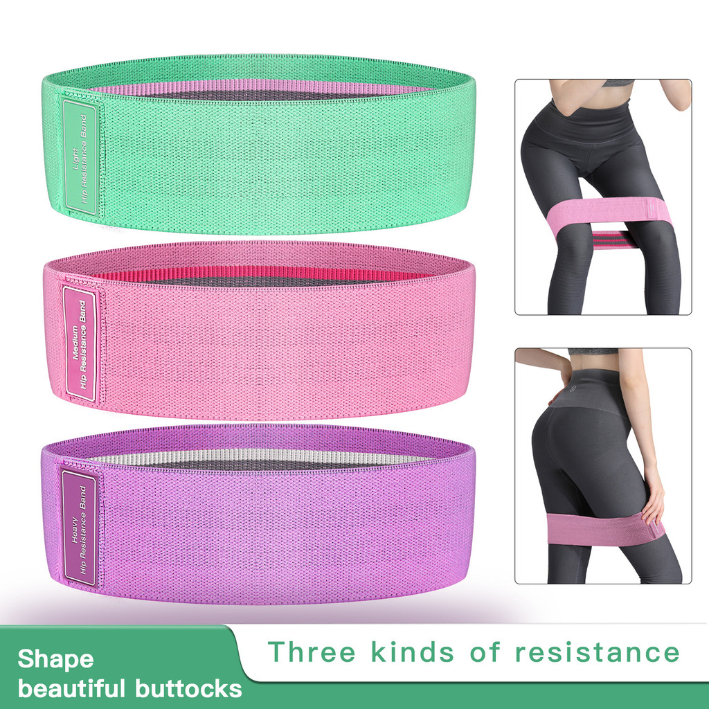 3pcs Squat Resistance Bands Glute Loop Hip Loop Squat Glute Loop ...