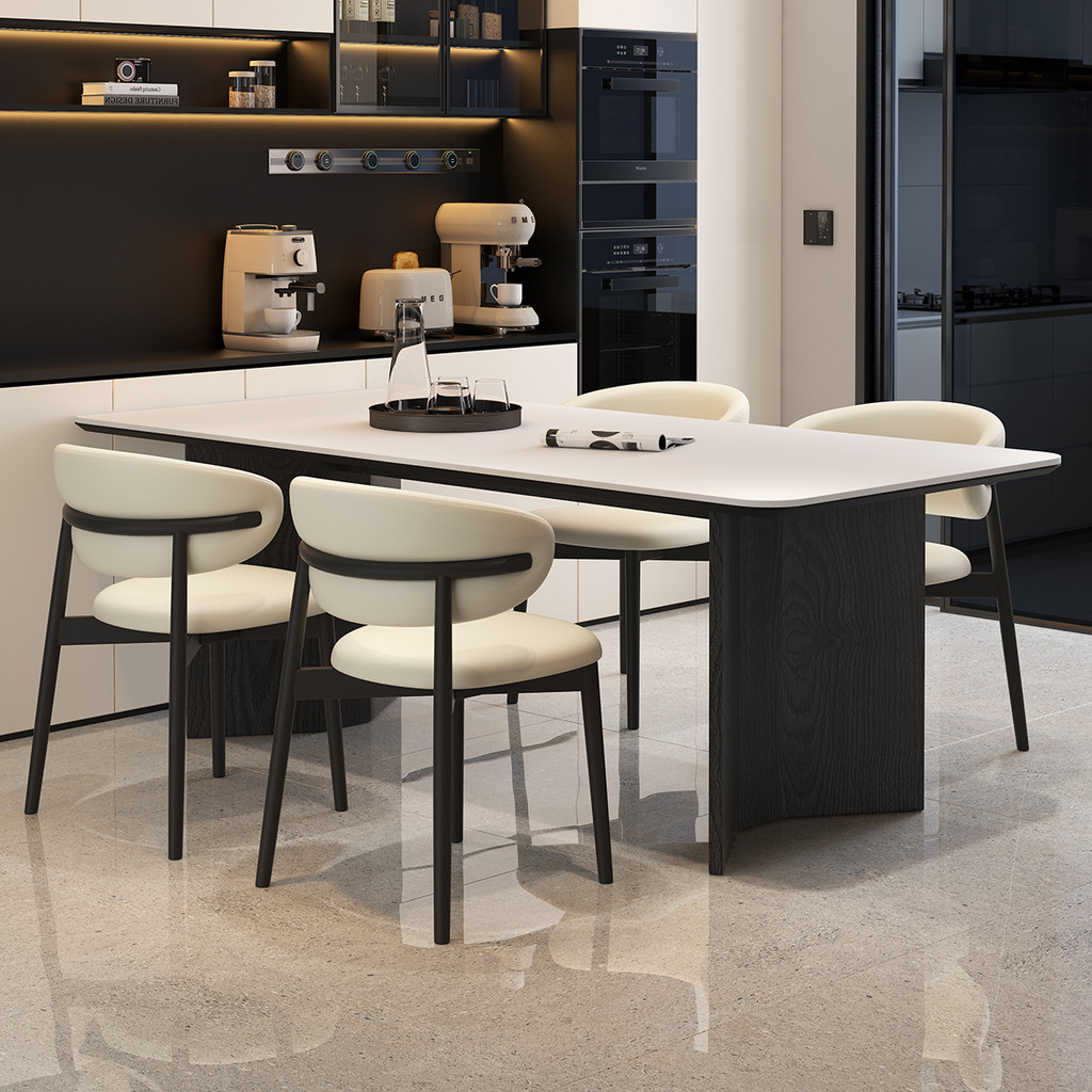 Light Luxury Italian Minimalist Small Apartment Rectangular Home Style ...