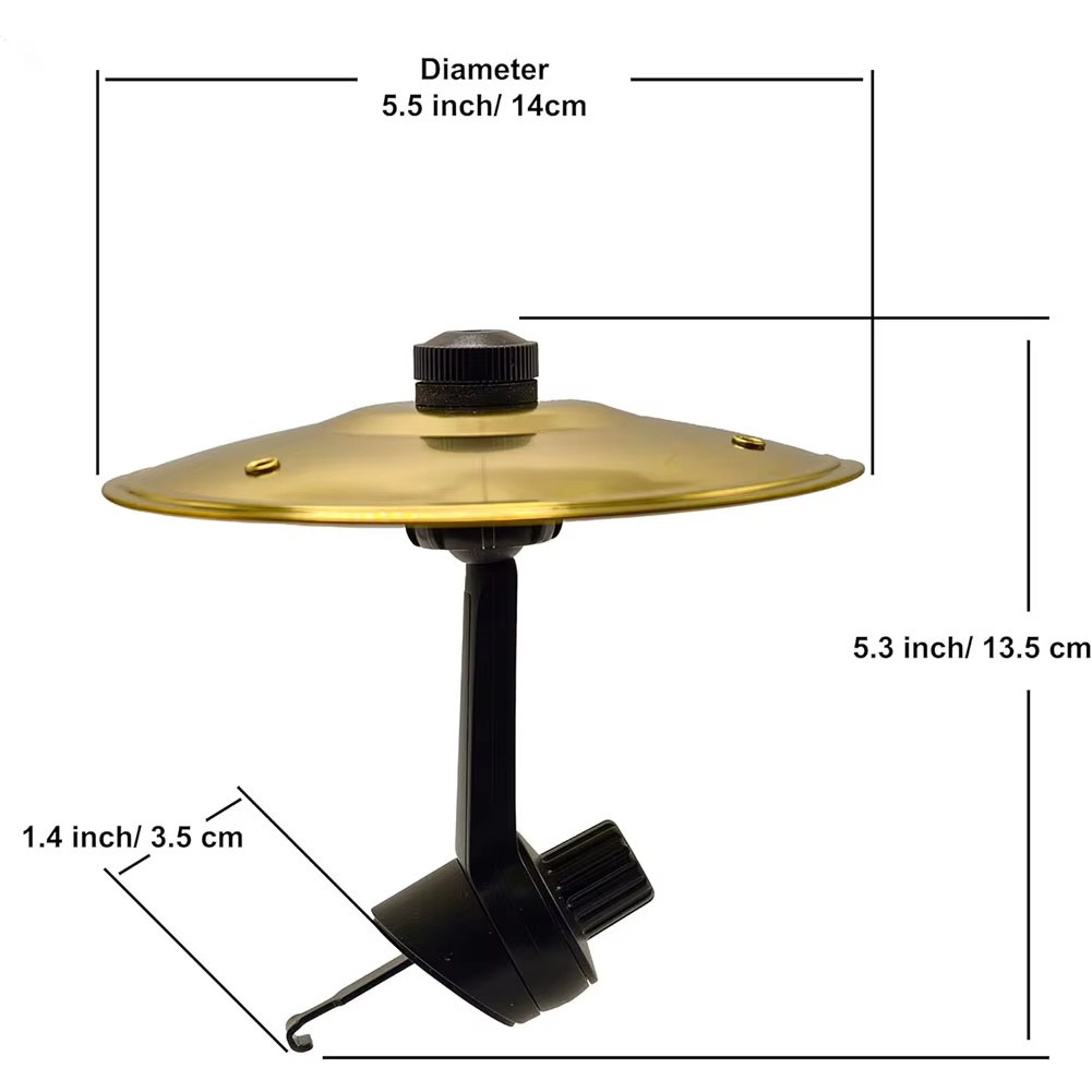 Creative Car Crash Cymbal Air Vent Mini Drum Car Drum Cymbal Air Vent ...