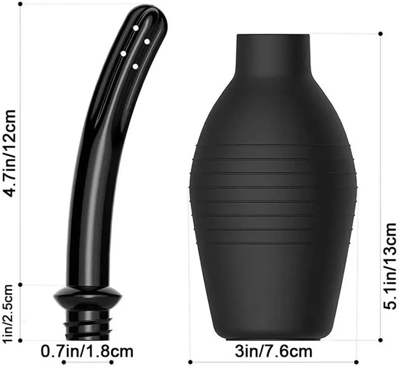 Reusable Anal Cleaner Safe Rectal Stream 310ml Douche Enema Colon Enima ...