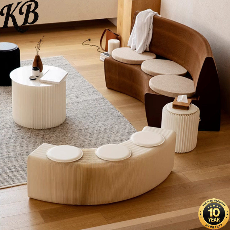 Retractable Stool Folding Stool Creative Paper Stool Fashion ...