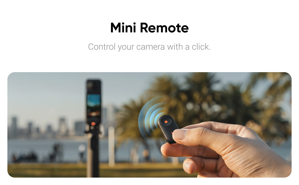 Insta360 Mini Remote for GO Ultra/insta360 X5/X4/X4 AirAce Pro 2/GO 3S ...