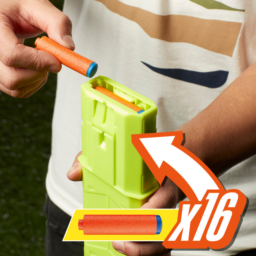 Nerf N Series Sprinter Motorized Dart Blaster, 16 Dart Clip, Ages 8 ...