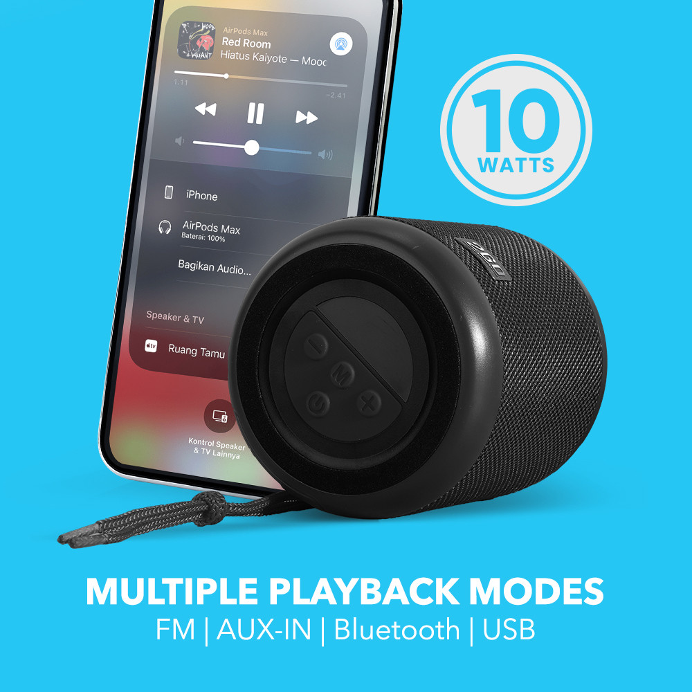 Audiobox Dock 100 Bluetooth Portable Speaker with Phone Docking | Built ...