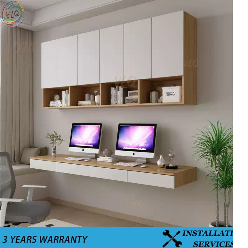 Hanging Study Table Computer Hanging Wall Mounted Book Desk Home And ...