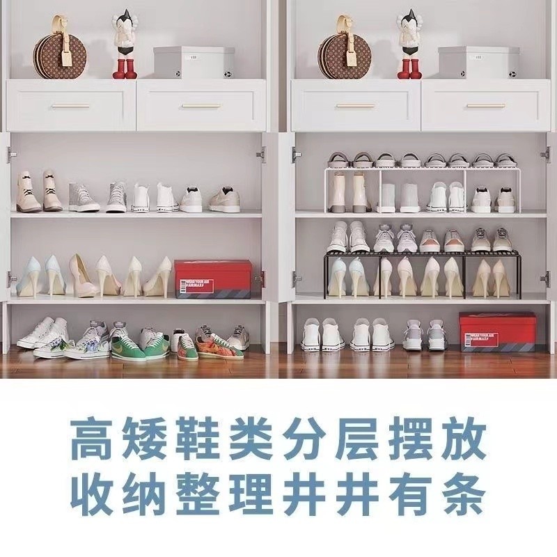 [in stock] 92%Highly Rated Shoe Rack Space Shoe Storage Artifact Double ...