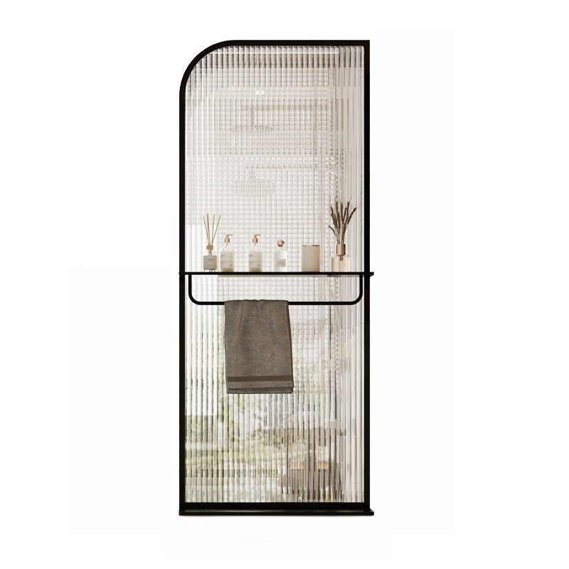 Shower Partition Multifunctional Bathroom Partition Aluminum Alloy ...