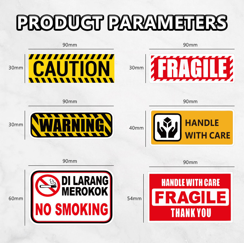 Safety Signs Stickers Warning Signs Stickers High Quality Waterproof ...