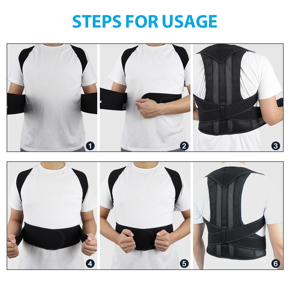 1PCS New Upper Back Posture Corrector Posture Clavicle Support ...